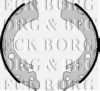 BORG & BECK BBS6160 Brake Shoe Set